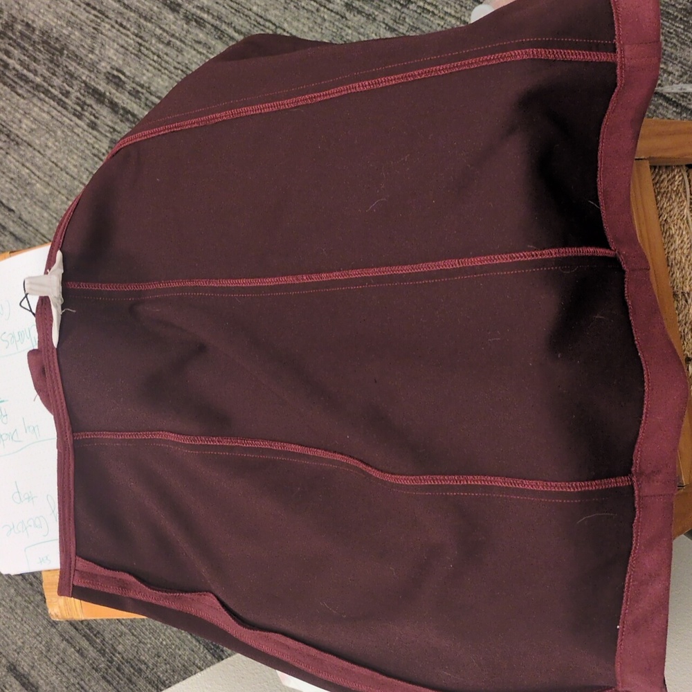 Get the Ultimate Fall Look with Jack BB Dakota's Cranberry Faux Suede Mini Skirt - Picture 9 of 11